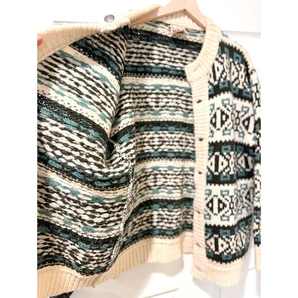 VTG Runox Scandia Strik Pure New Wool Danish Scandinavian Sweater Nordic M L - Picture 7 of 16